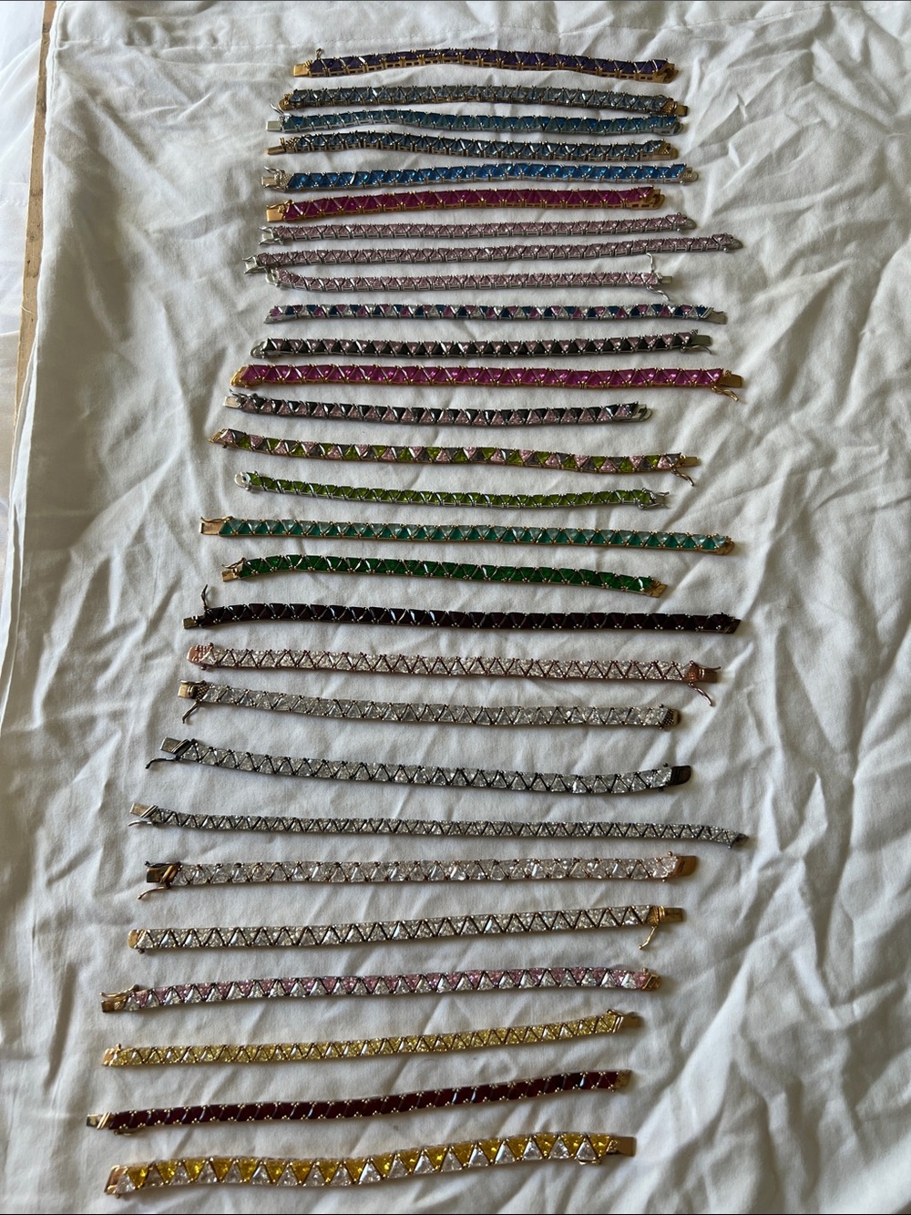 Suzanne Somers trillion-cut bracelet collection